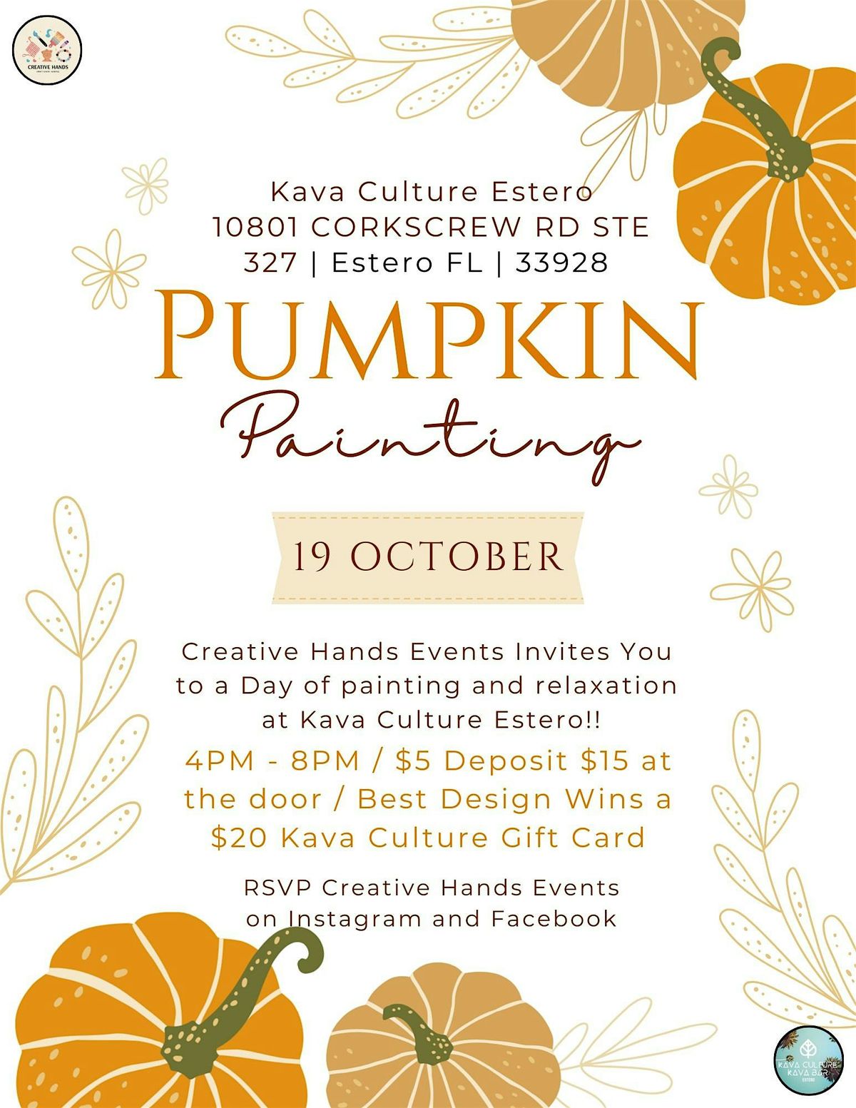 Artsy Evenings with Shane- Pumpkin Painting