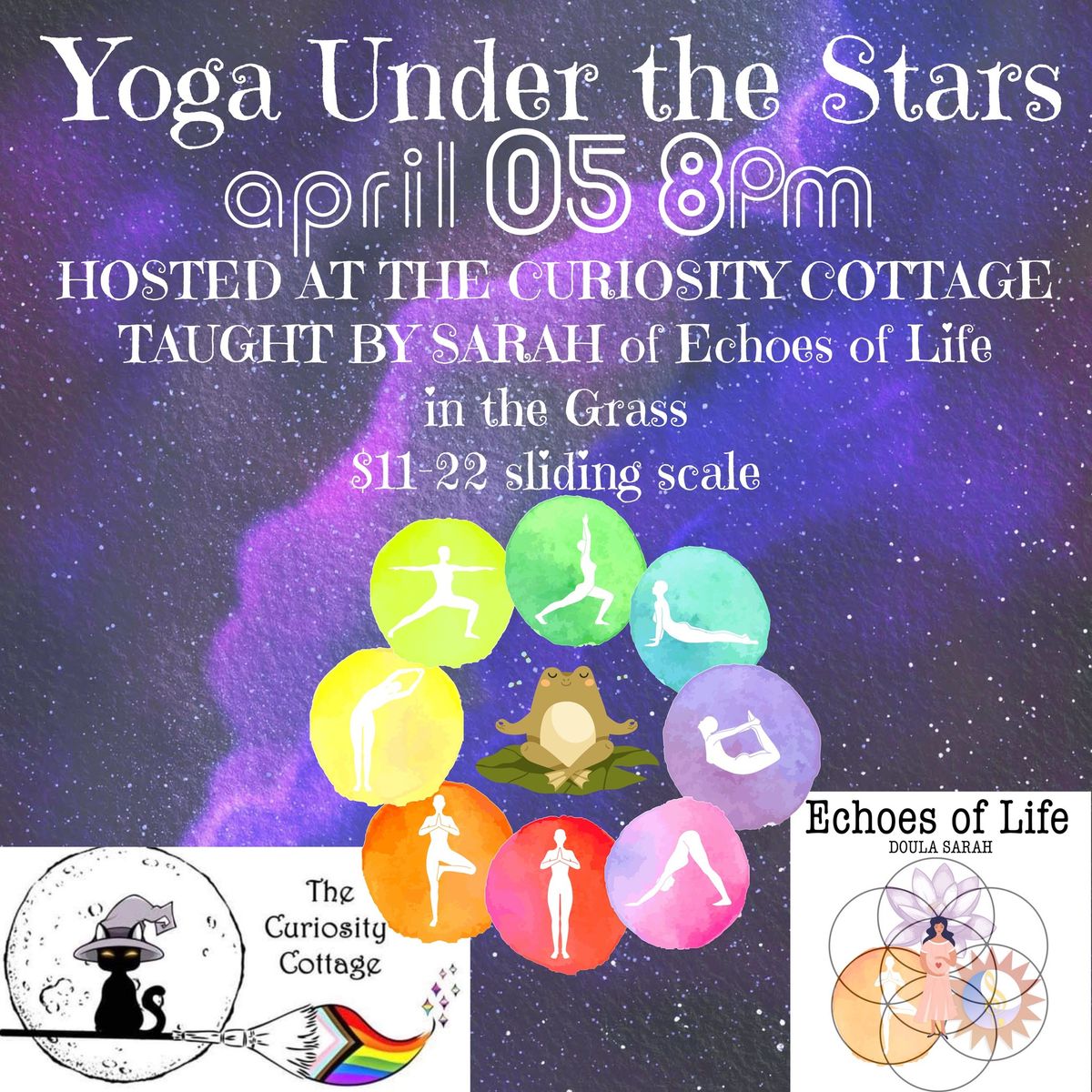 YOGA UNDER THE STARS @ The Curiosity Cottage