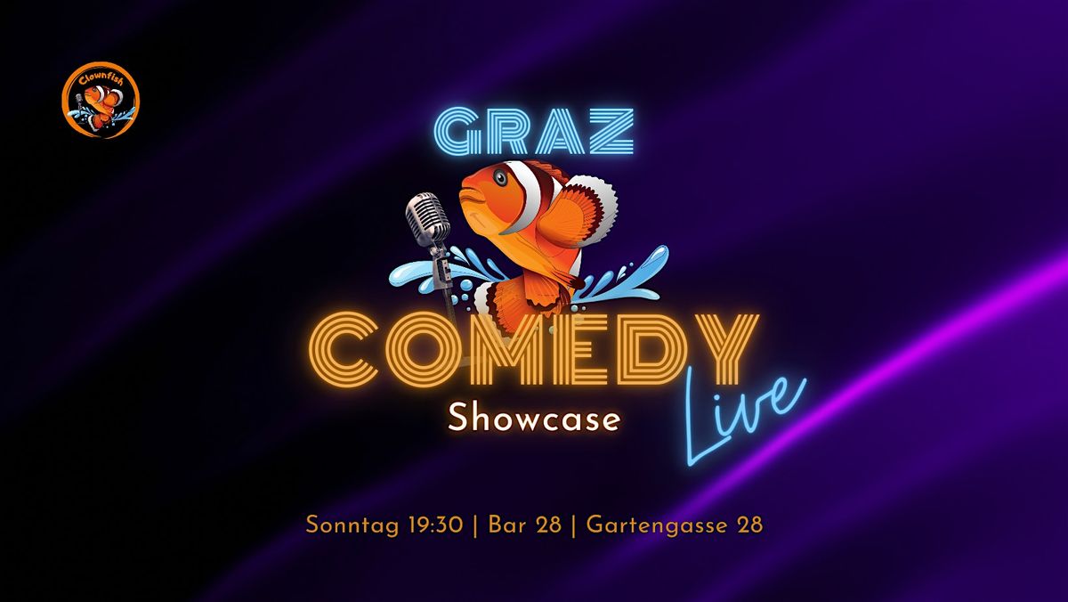 CLOWNFISH Stand-Up Comedy Showcase | Graz @Bar28