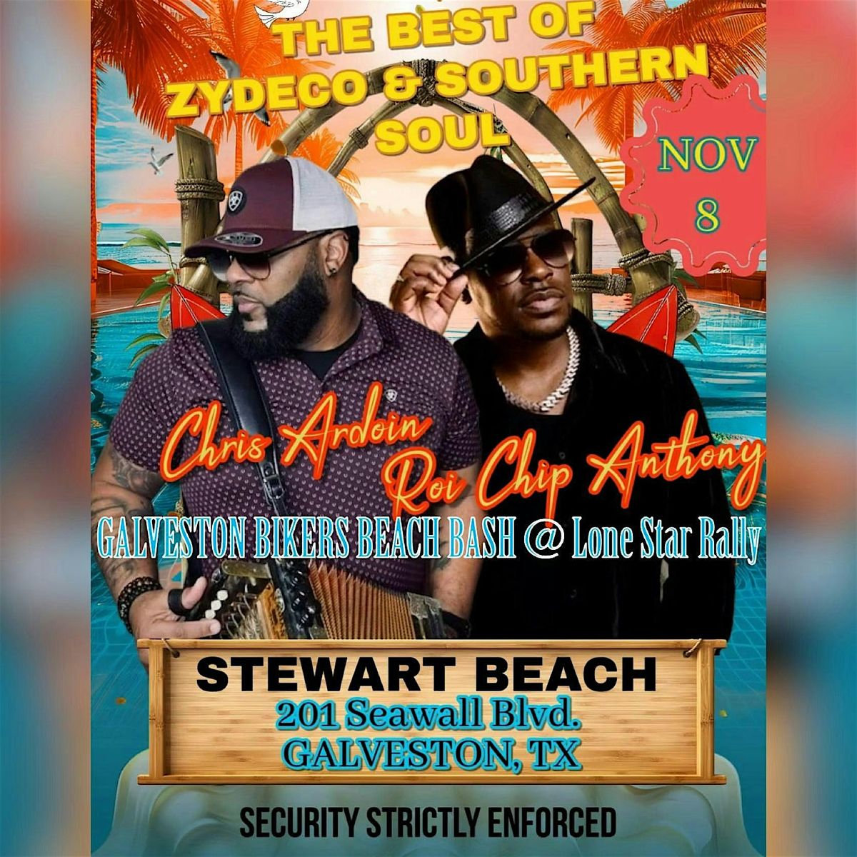 Chris Ardoin & RoiChip Galveston Bikers Beach Bash-Best Of Both Worlds