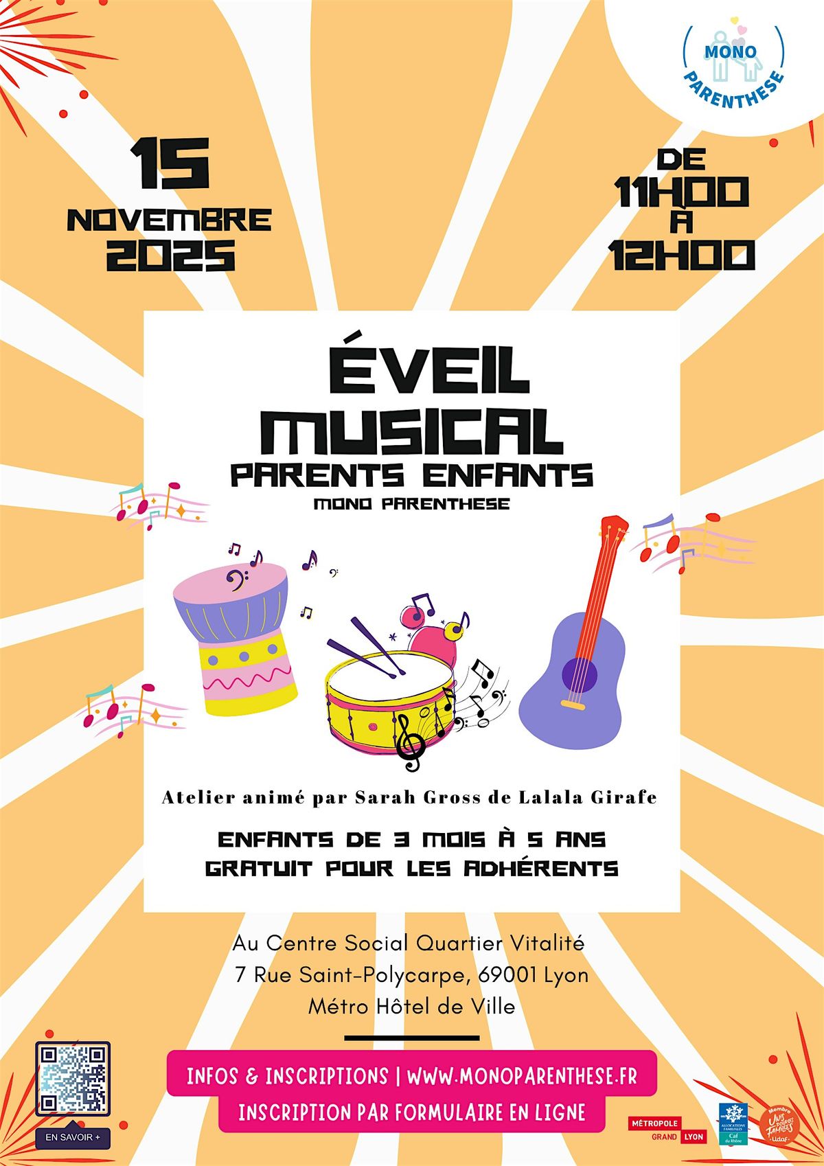 \u00c9veil Musical Parents\/Enfants - Novembre 2025