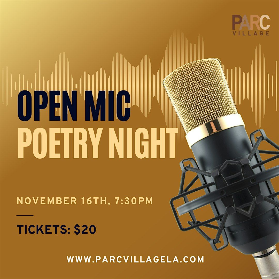 Open Mic Poetry Night