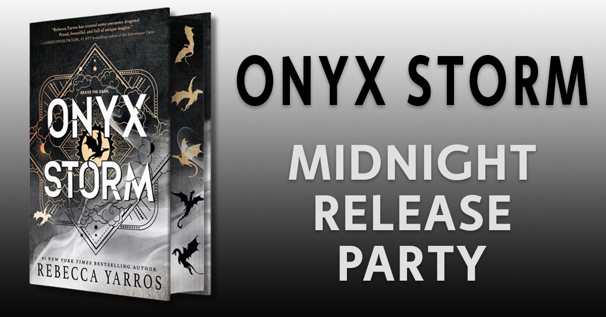 Onyx Storm Midnight Release Party