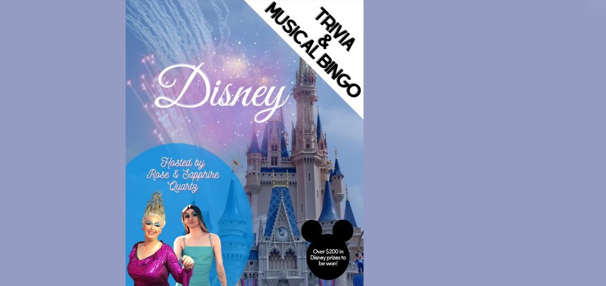 Drag Disney Trivia and Musical Bingo with Rose and Sapphire Quartz