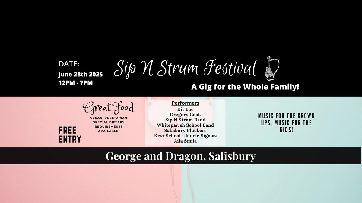 Sip N Strum Festival - A Gig for the Whole Family