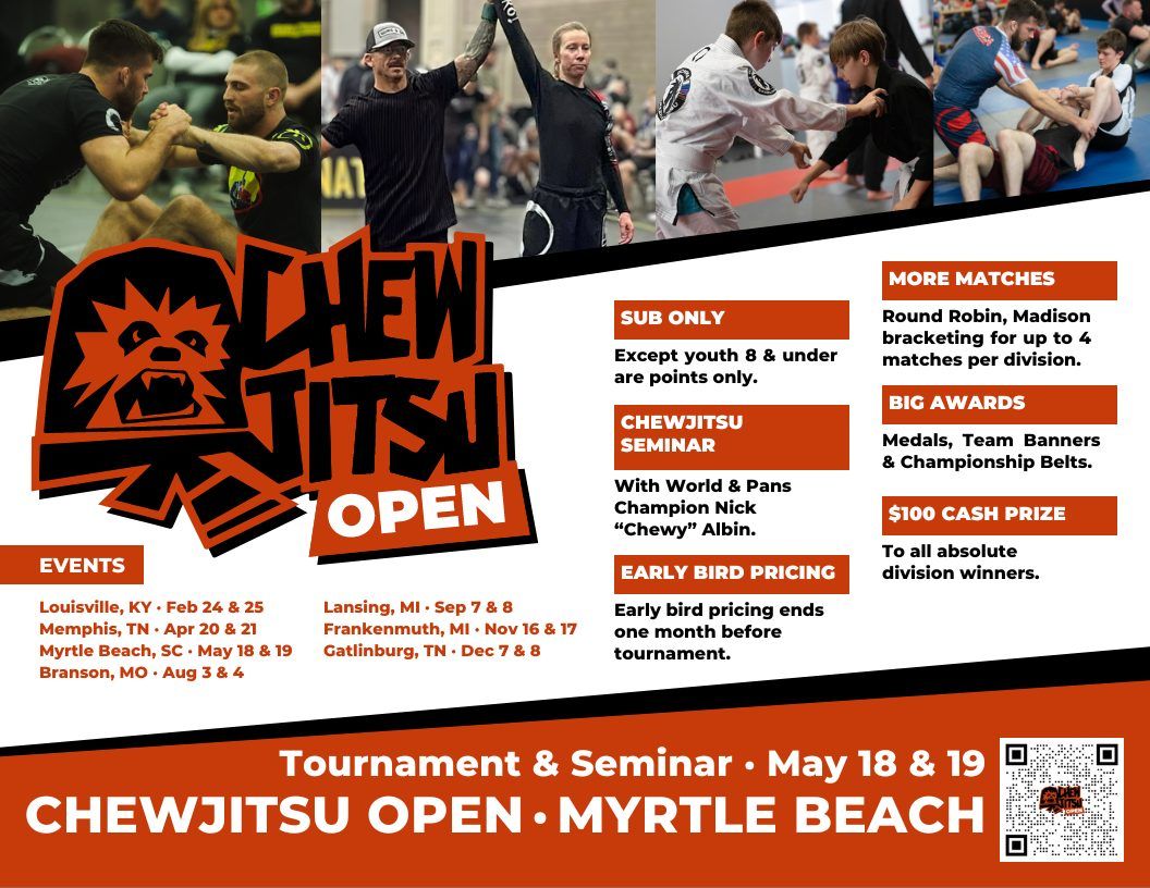 Chewjitsu Open Tournament & Seminar in Myrtle Beach, SC