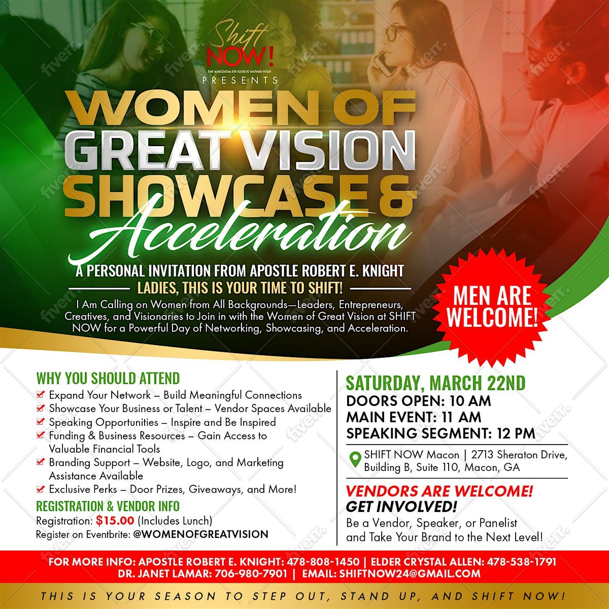 WOMEN OF GREAT VISION SHOWCASE