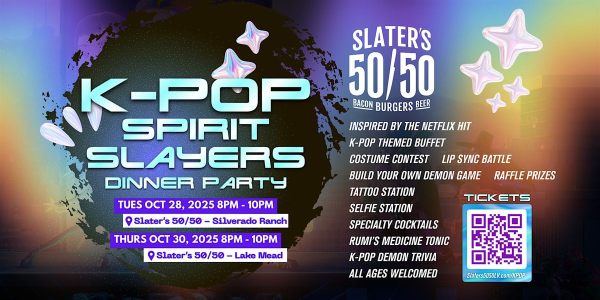 \u26a1 K-Pop Spirit Slaters: An Immersive Fandom Dinner Party - Silverado Ranch
