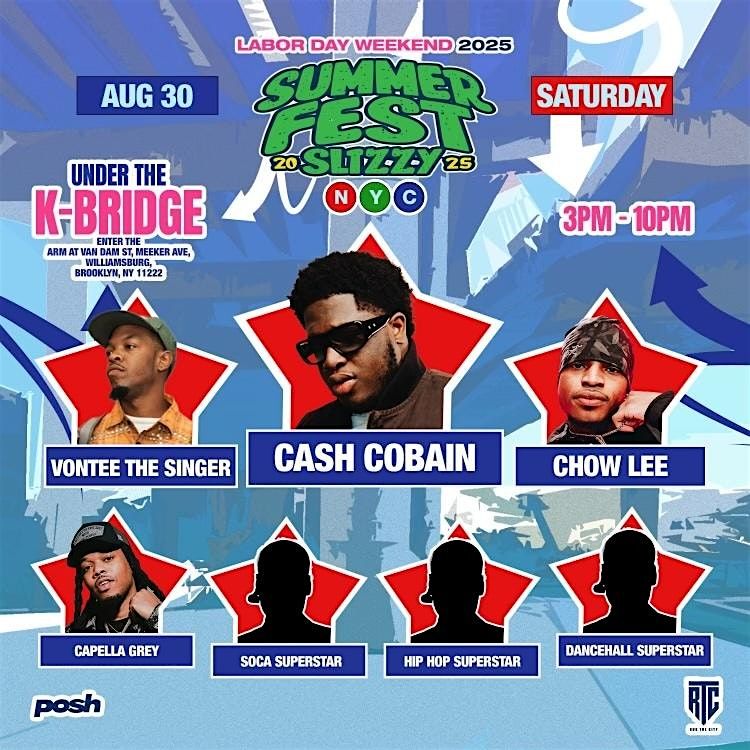 Cash Cobain, Chow Lee, Capella Grey and more Labor Day Weekend