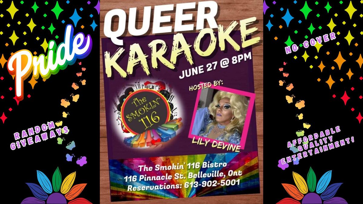 Queer Karaoke.. Hosted by Lily Devine