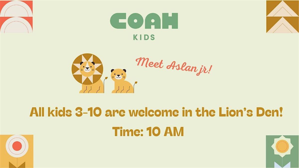 Sunday Morning at COAH Kids