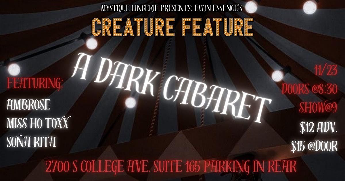 Evan Essence's Creature Feature Drag Show- A Dark Cabaret