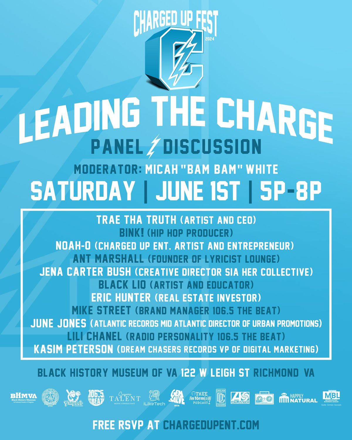 CHARGED UP FEST : "LEADING THE CHARGE" PANEL DISCUSSION