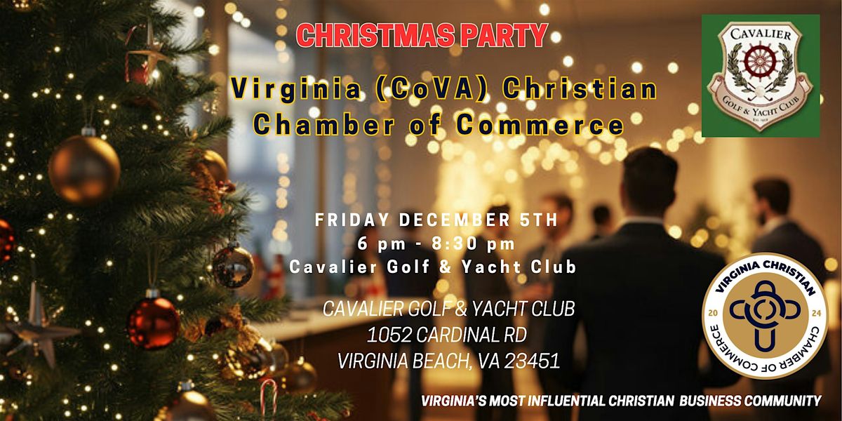 CoVA Christian Chamber - Kingdom Christmas Party at the Golf & Yacht Club