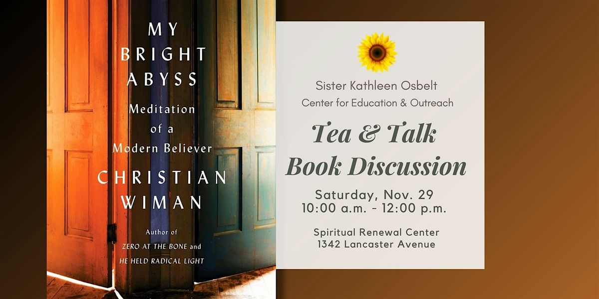 Join us for November's Tea & Talk Book Group!