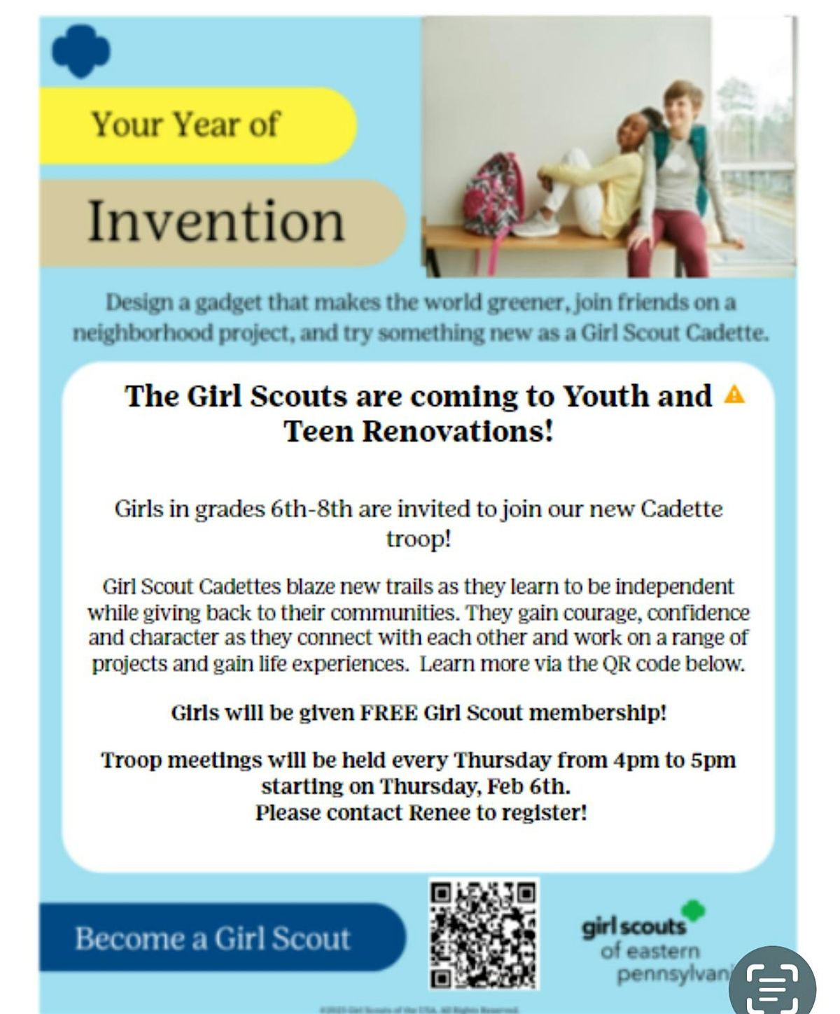 Recruiting Girl Scouts-FREE