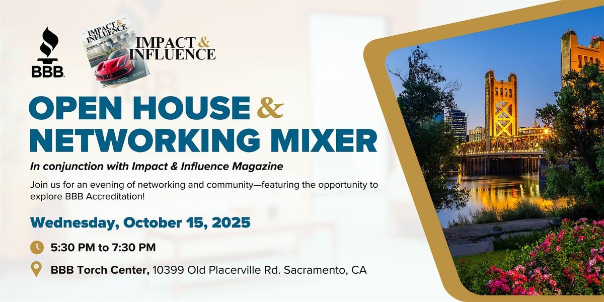 BBB Autumn Open House & Networking Mixer