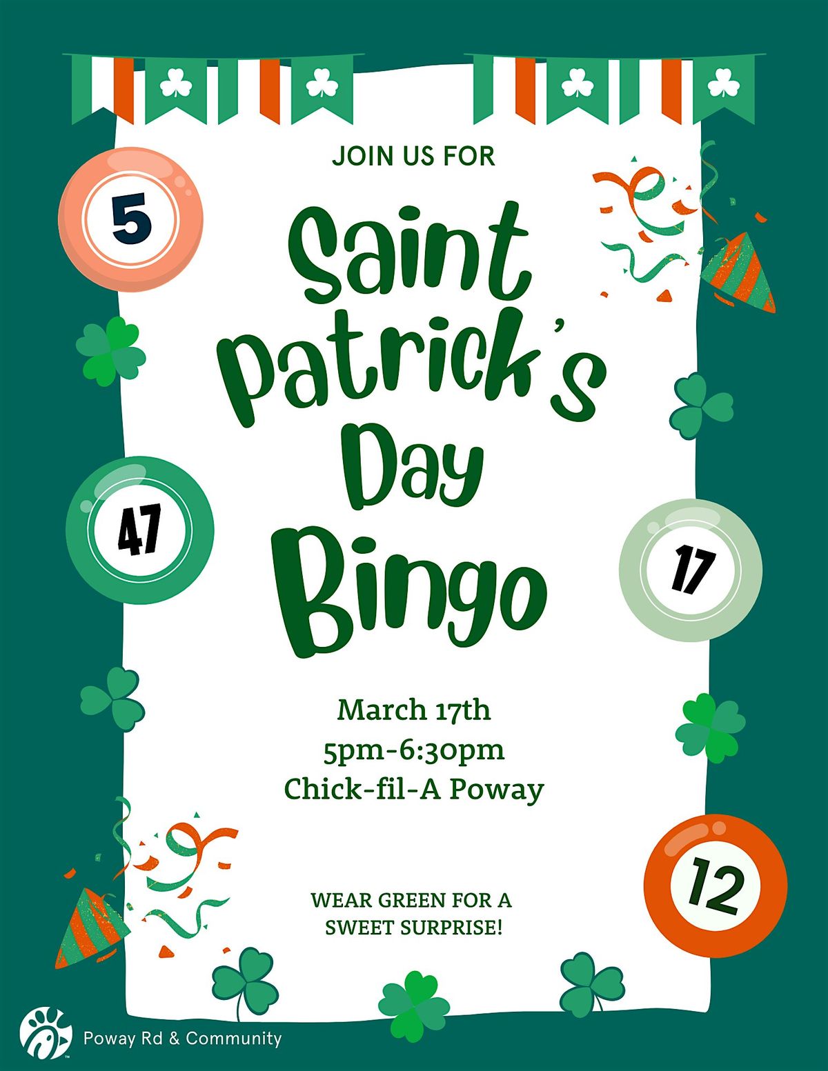 St. Patrick's Day Bingo