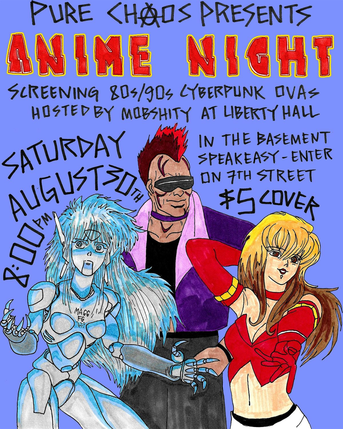 Anime Night at Liberty Hall