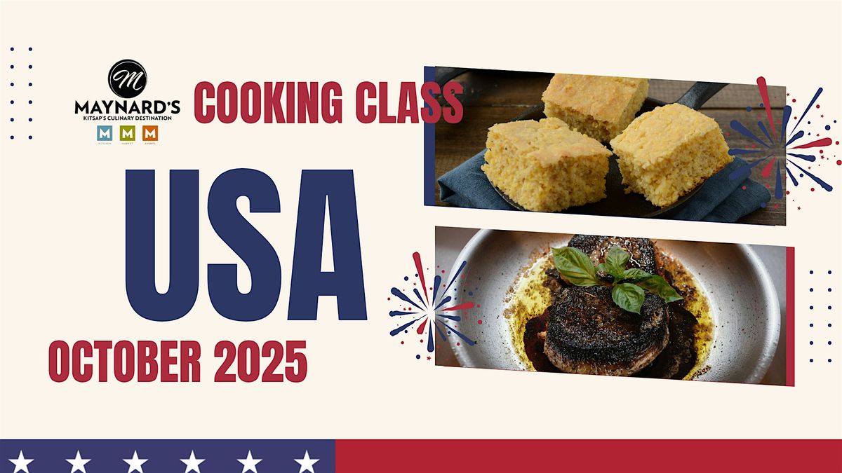 Tastes from around the World: Cooking Class Featuring USA