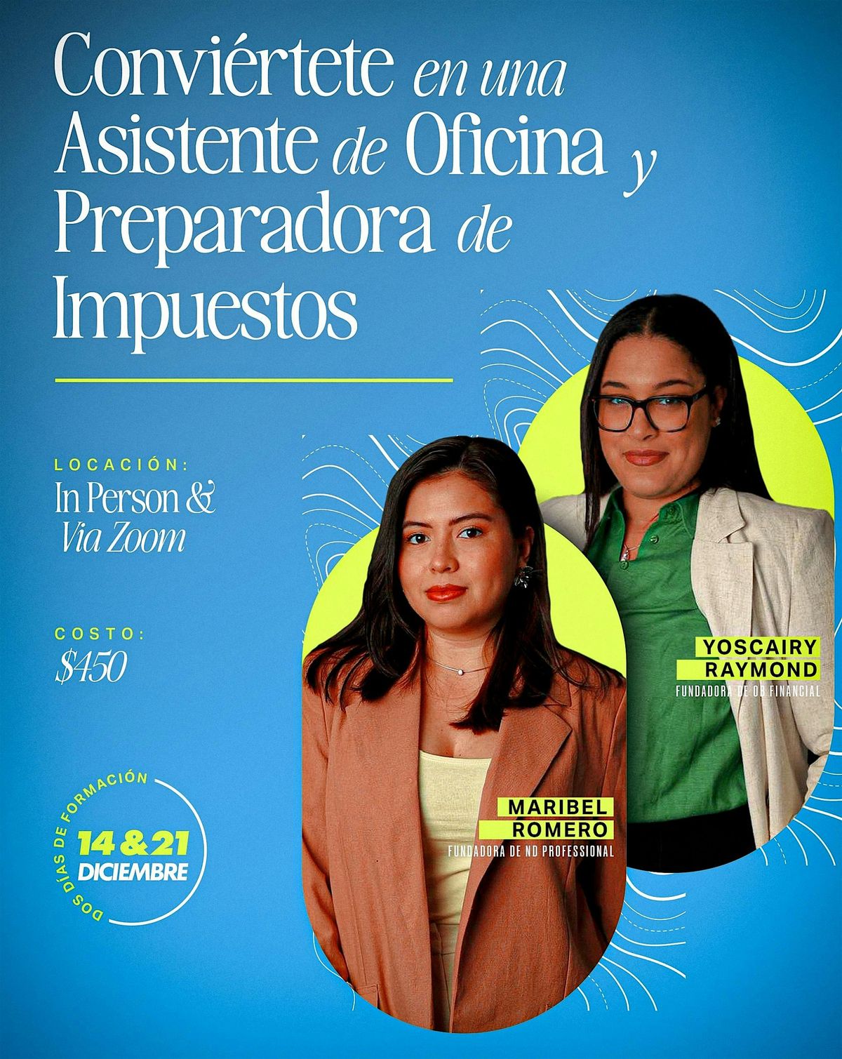 Convierte en una Asistente de Oficina + Preparadora de Impuestos