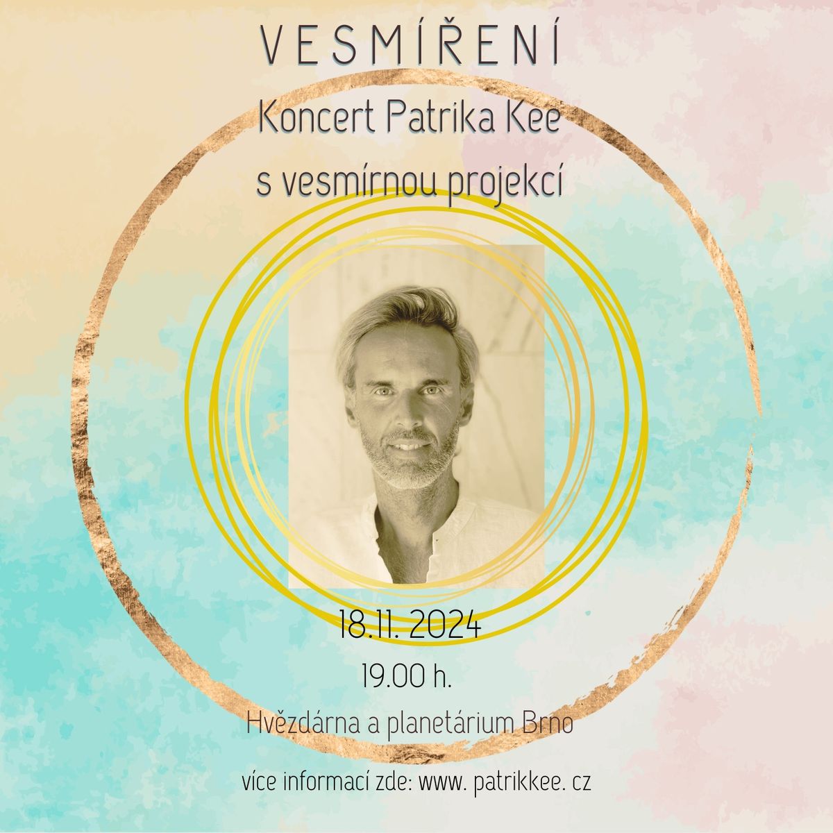 Koncert Vesm\u00ed\u0159en\u00ed - (\u017eiv\u00e1 hudba s vesm\u00edrnou projekc\u00ed)