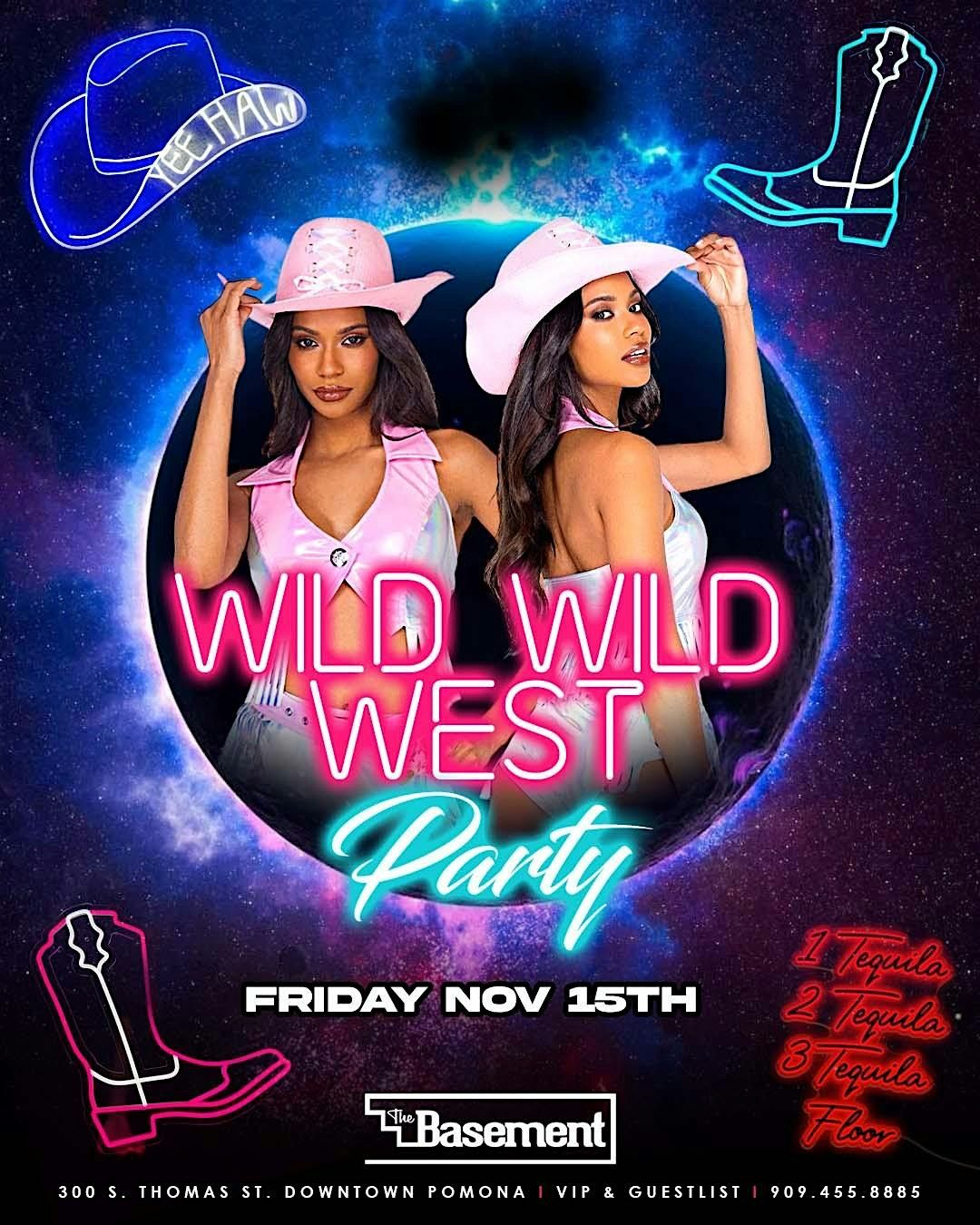 DASH FRIDAYS NEON COWBOY PARTY 18+