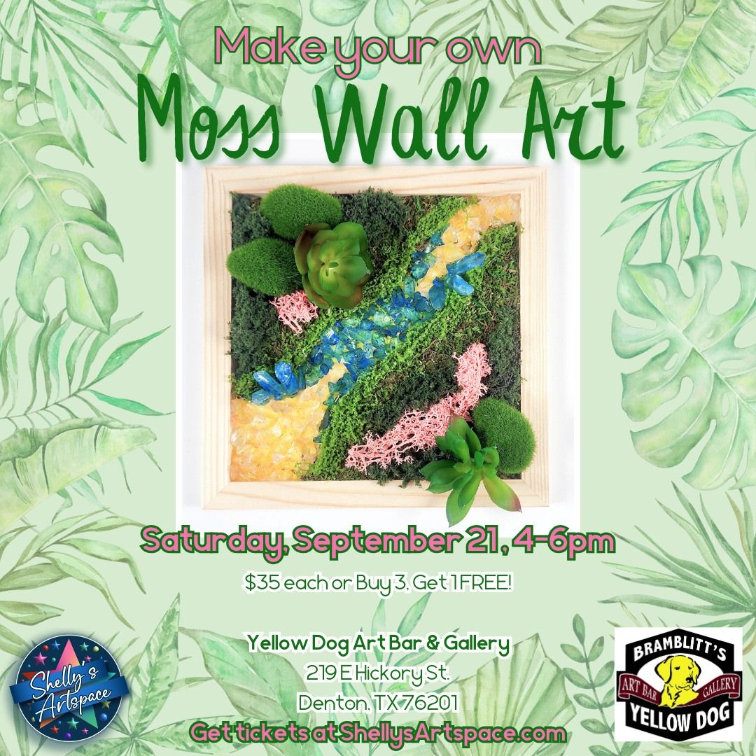 Make your own Moss Wall Art