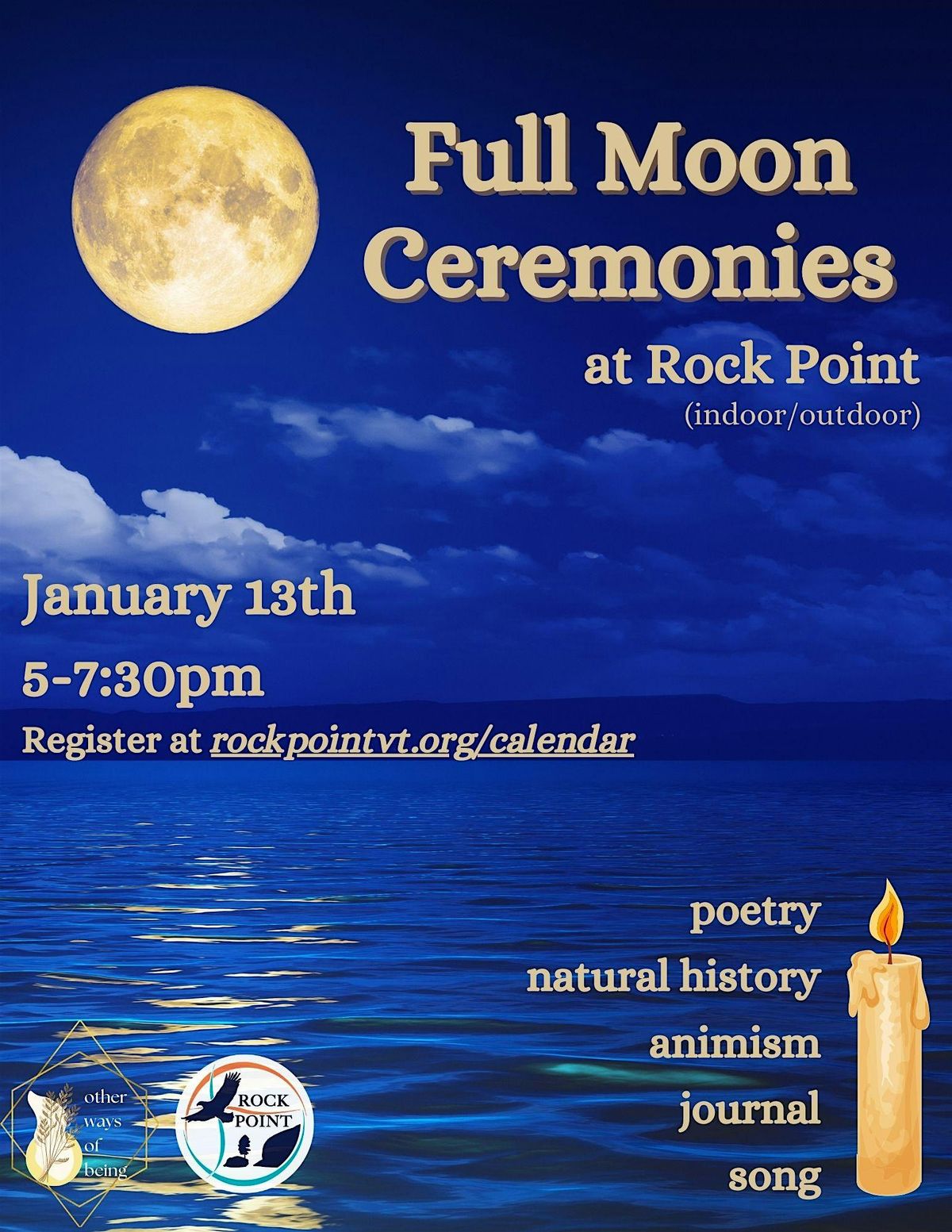 March Full Moon Ceremony at Rock Point