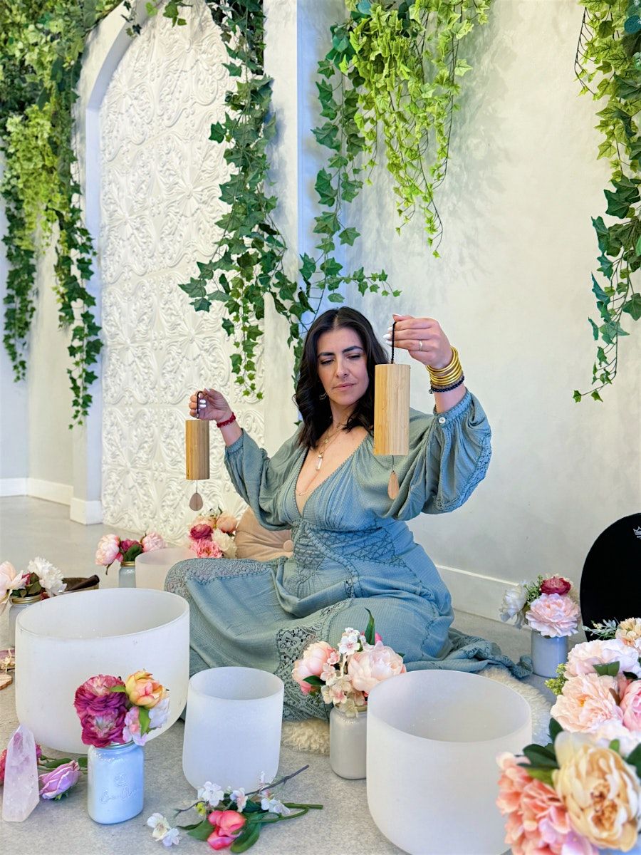 Sound Bath & Reiki Infused with Flower Essence Journey w\/ Isabel