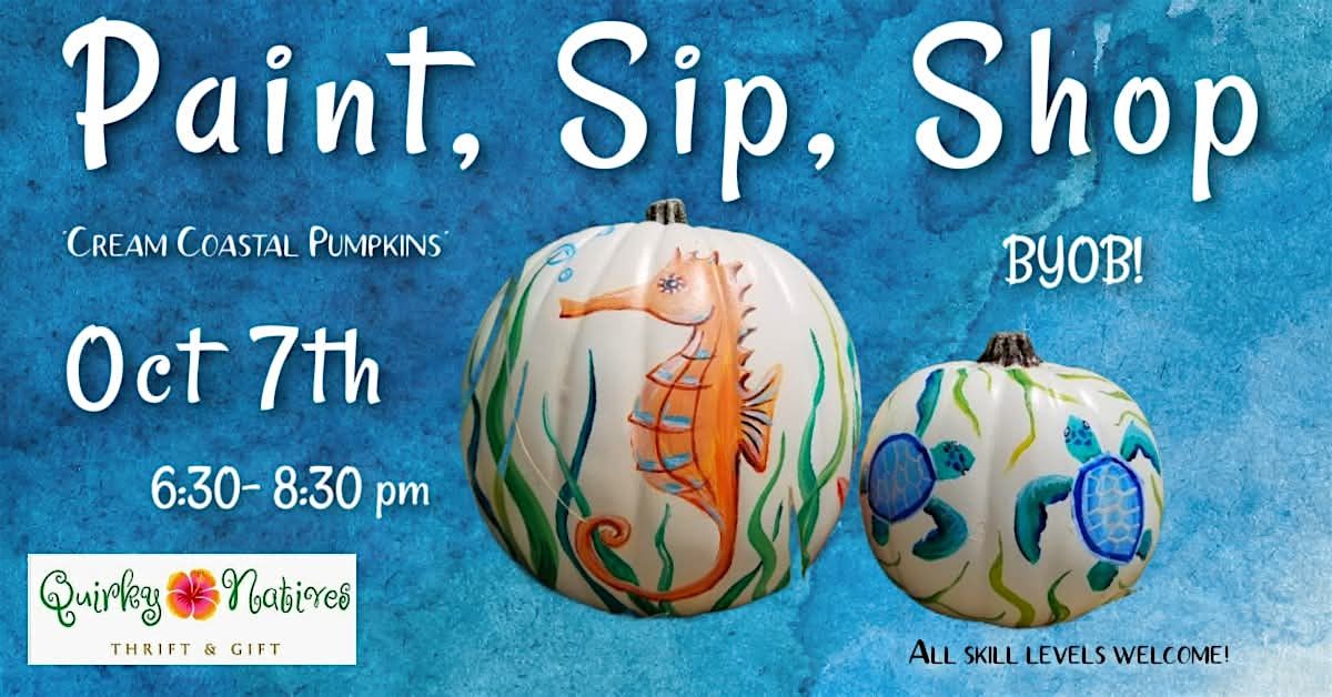 Coastal Craft Pumpkins Paint Event