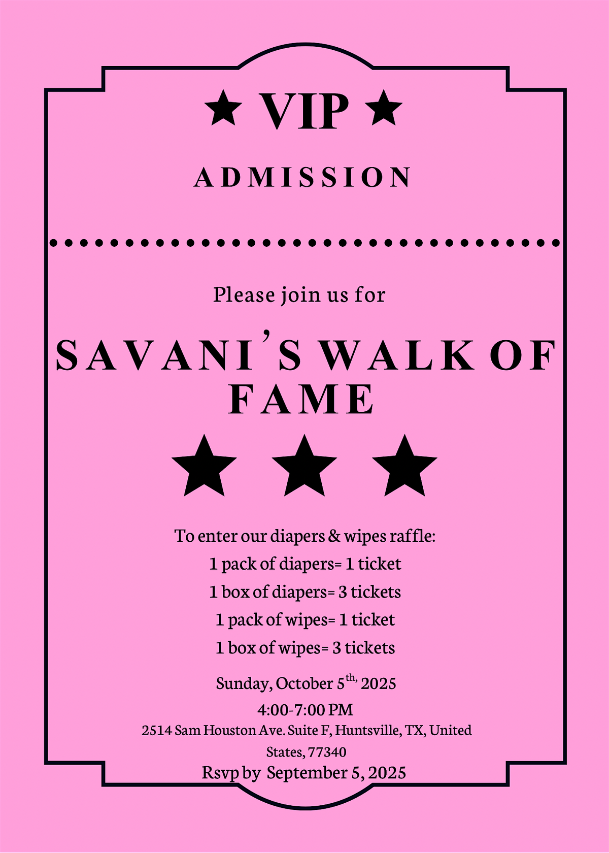Savani\u2019s Walk Of Fame