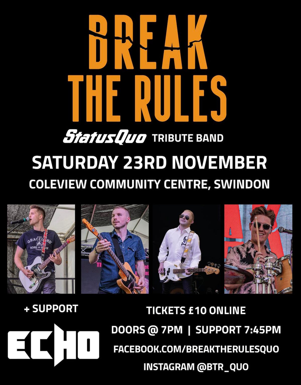 Break The Rules - Live in Swindon