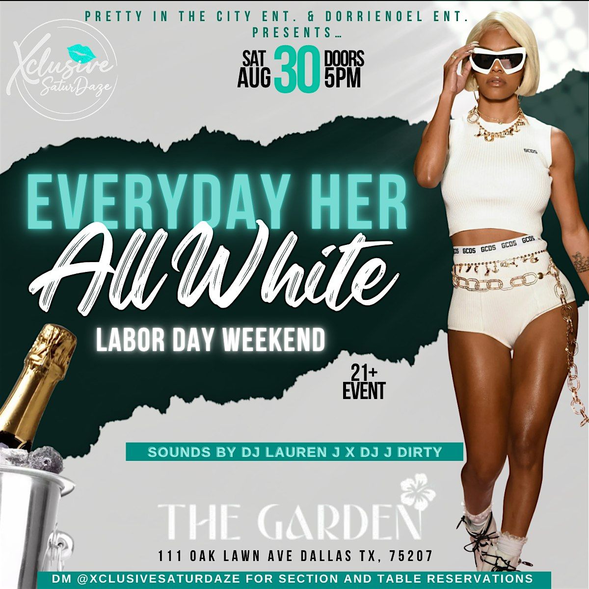 Everyday HER - ALL WHITE Party - Labor Day Weekend - Xclusive Saturdaze