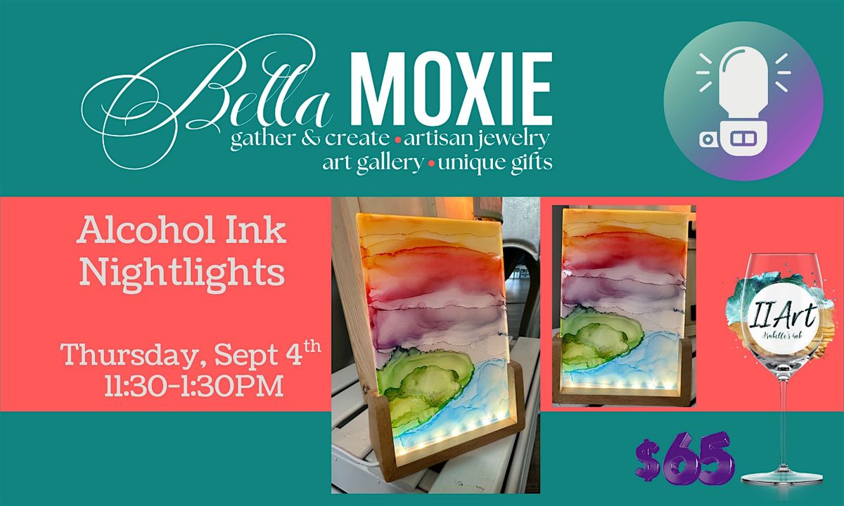 Alcohol Ink Nightlights