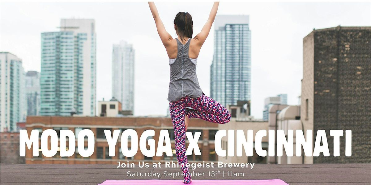 Modo Yoga x Cincinnati - Yoga Class at Rhinegeist brewery