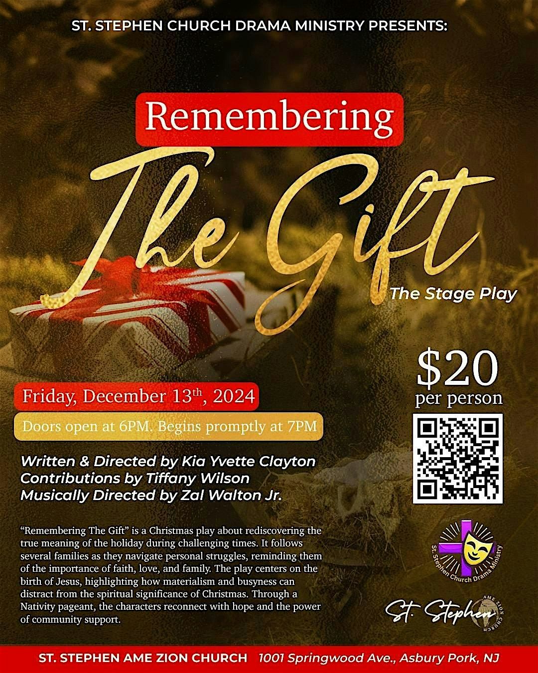 Remembering The Gift - Stage Play