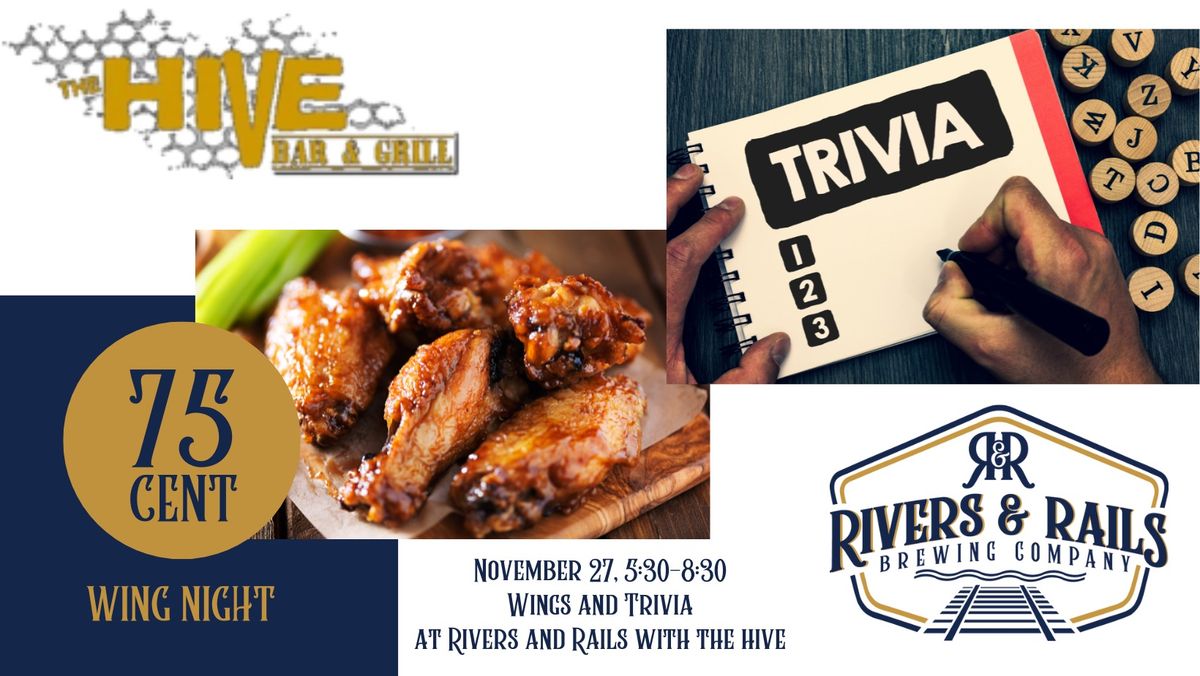 75Cent Wing night and Trivia!