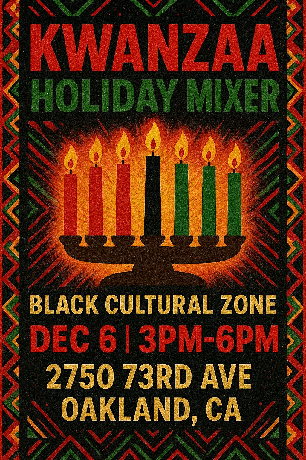 Kwanzaa Holiday Mixer