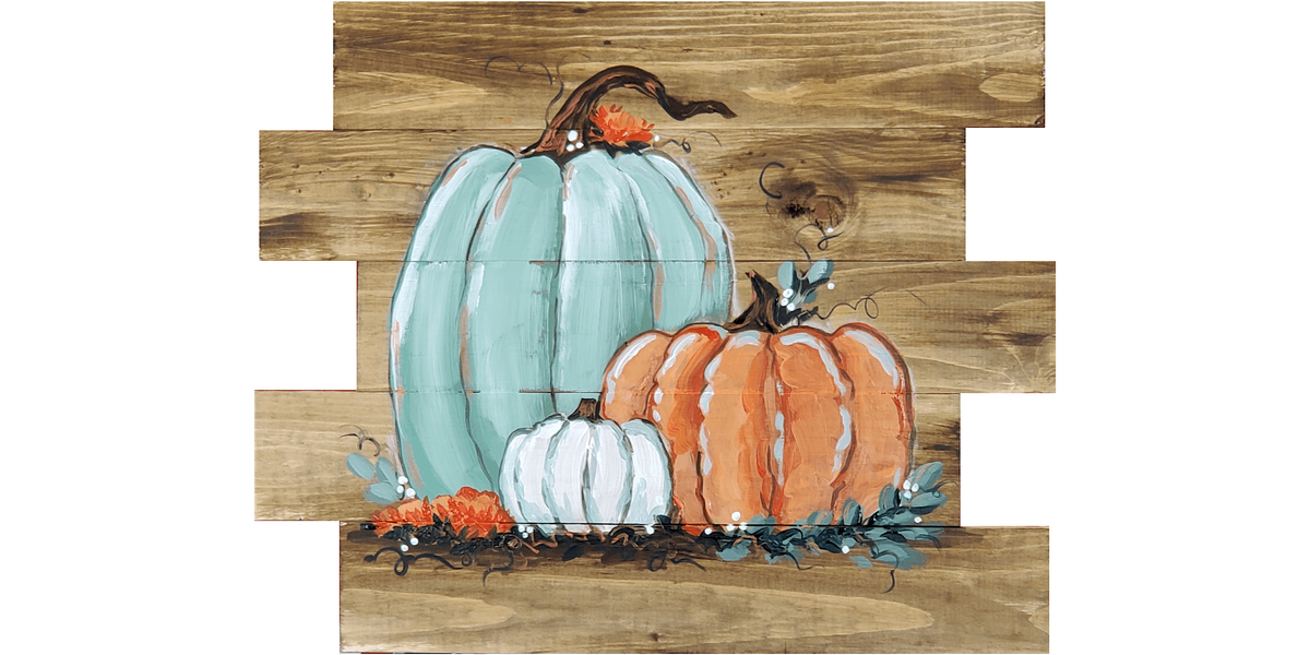 Rustic Pumpkin Trio - Paint and Sip in Tyler | Classpop!\u2122