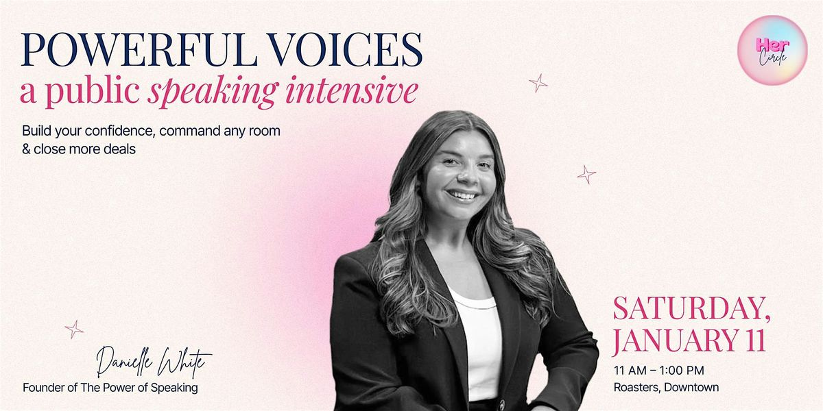 A Women\u2019s Public Speaking Intensive That Builds Confidence and Closes Deals