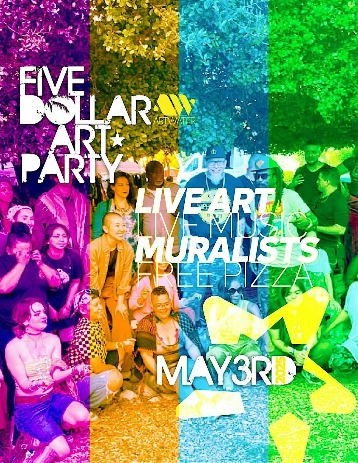 ARTWATERlife's Anniversary Five Dollar Art Party
