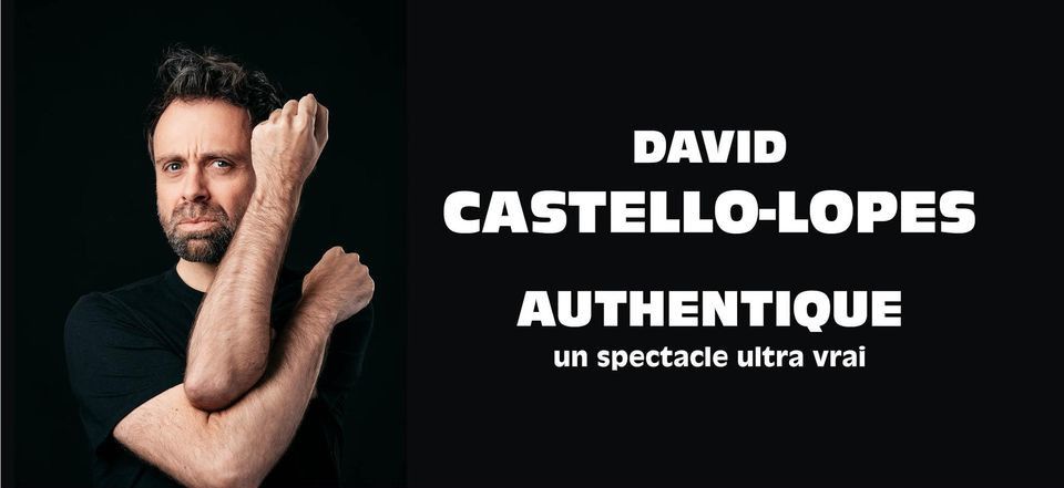 David Castello-Lopes "Authentique" - Spectacle