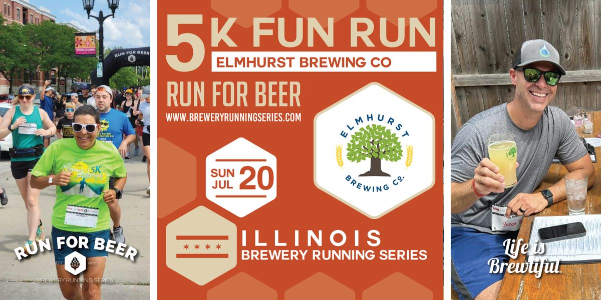 5k Beer Run x Elmhurst Brewing Co. | 2025 Illinois Brewery Running Series