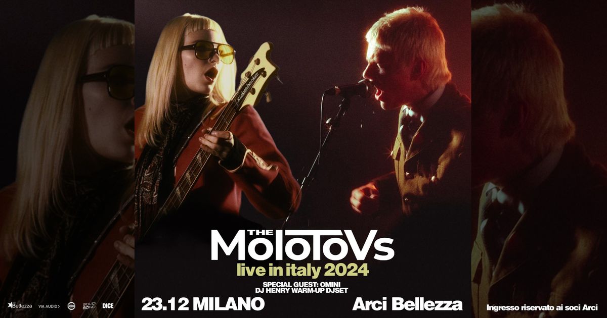 The Molotovs | Milano, Arci Bellezza + Special Guest: Omini & DJ Henry Warm Up