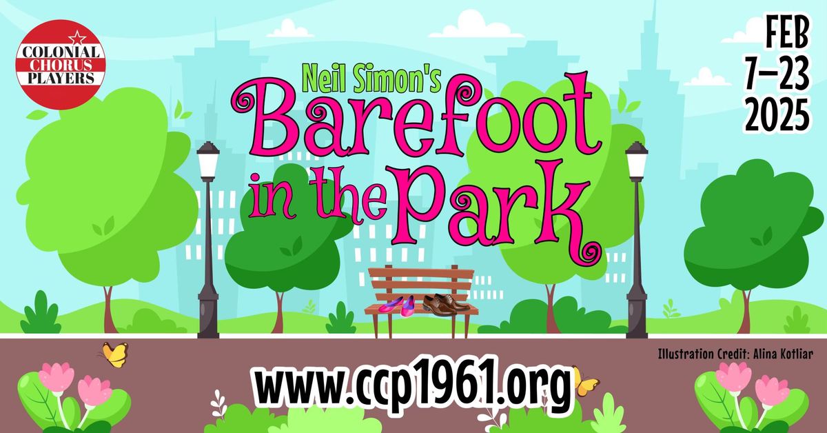 Barefoot in the Park at Colonial Chorus Players