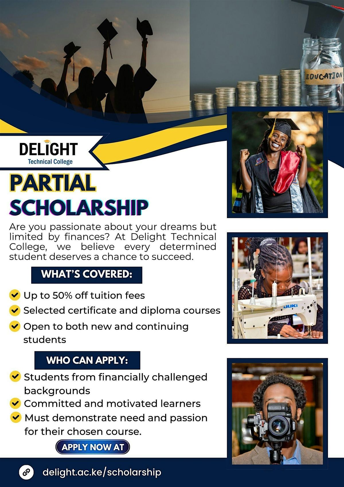 Delight Partial Scholarship