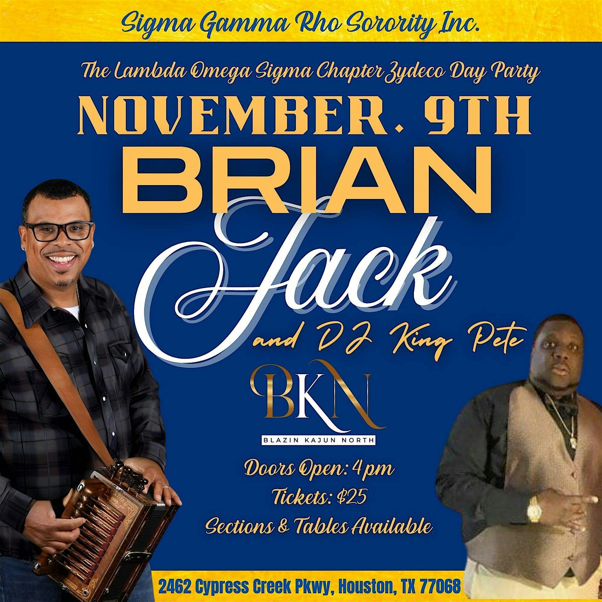Zydeco Day Party with Lambda Omega Sigma of SGRho