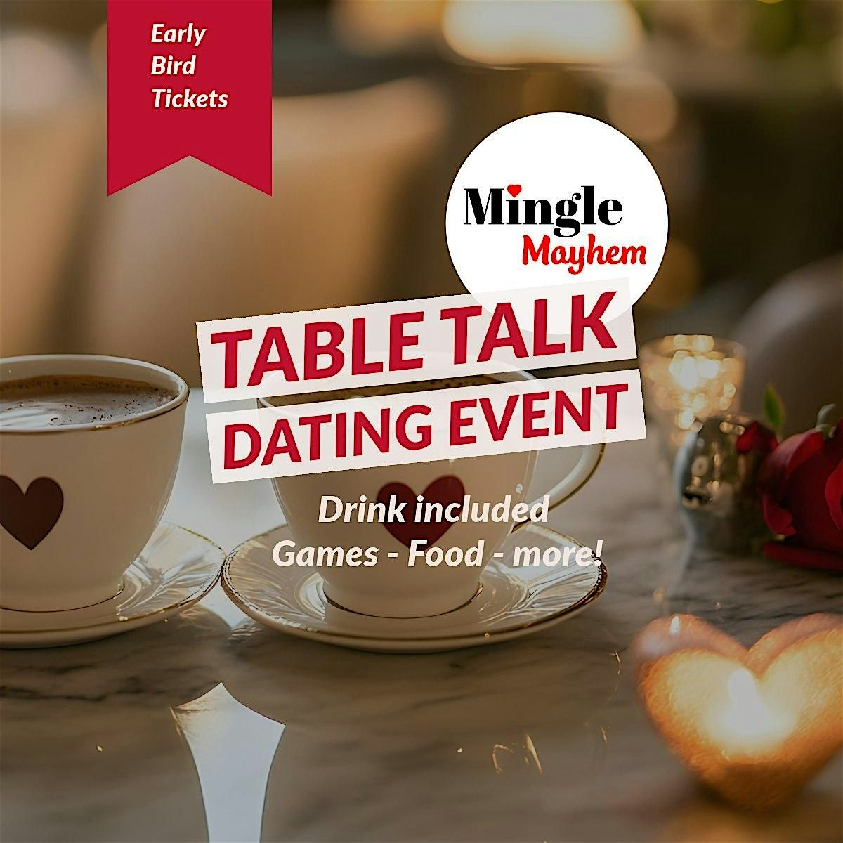 Mingle Mayhem: Table Talk Dating Event