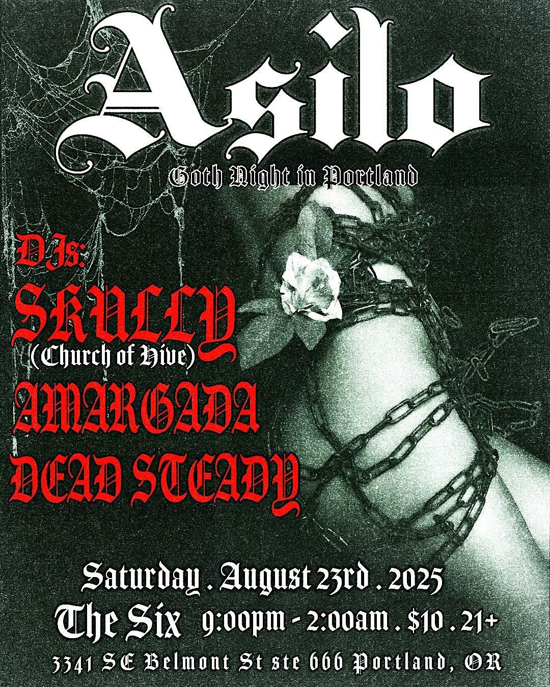 \u00a1Asilo! Goth Night in Portland